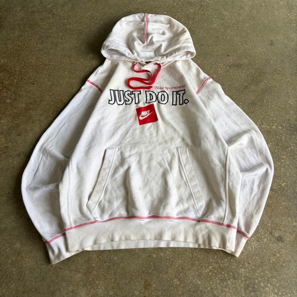 2000s nike just do it hoodie